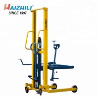 Hot selling material handling equipment 350kg pedal hydraulic oil drum truck